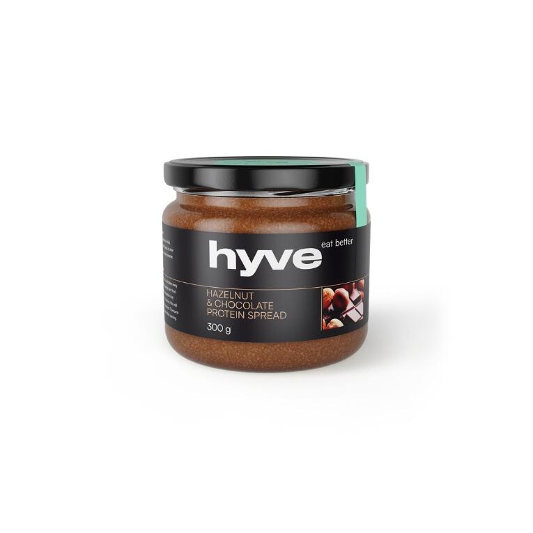 hyve Protein spread - Lískooříškový krém s hořkou čokoládou, 300 g